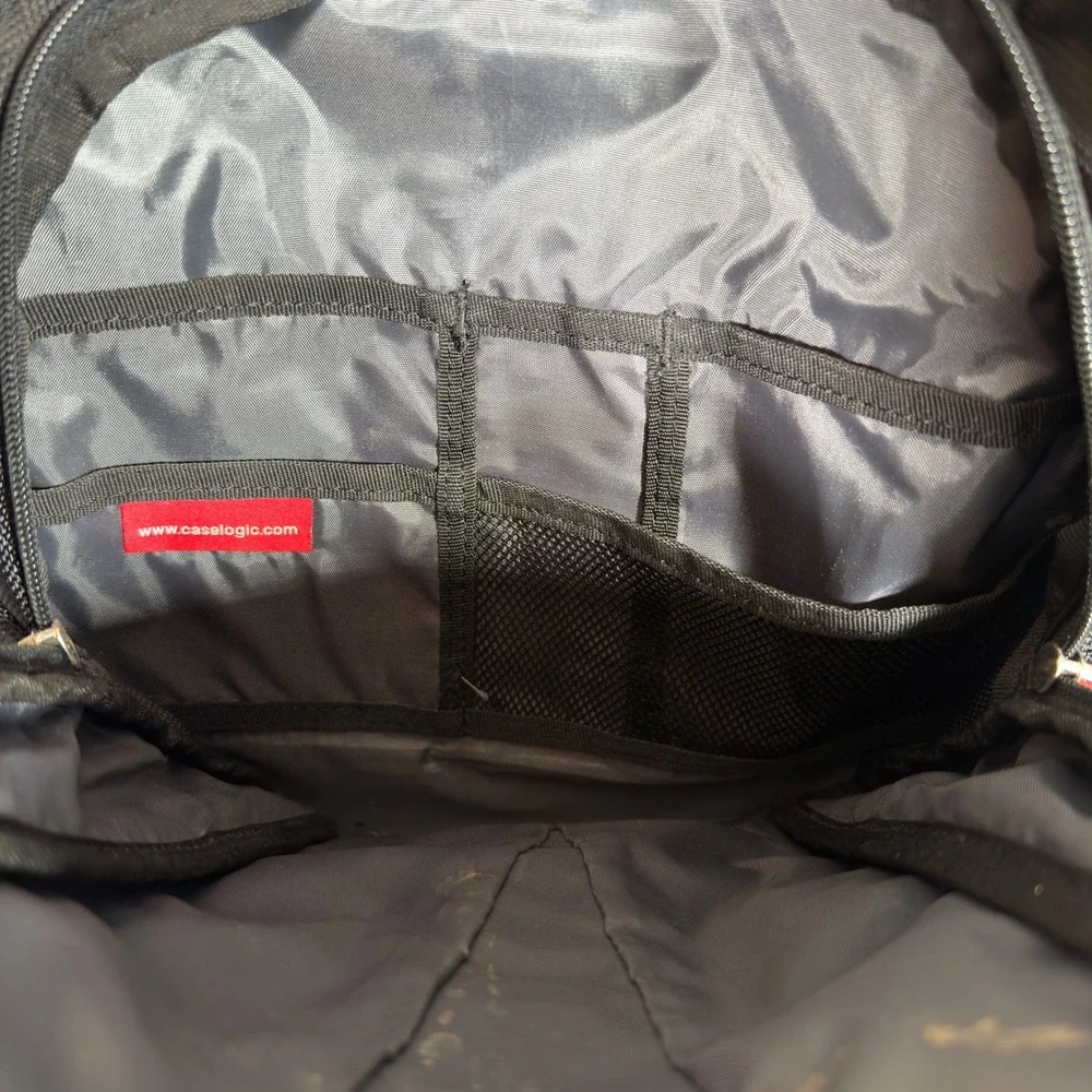 Case‎ Logic BEBP-215 Black Laptop Backpack 15.6 Tablet Travel School Organizer